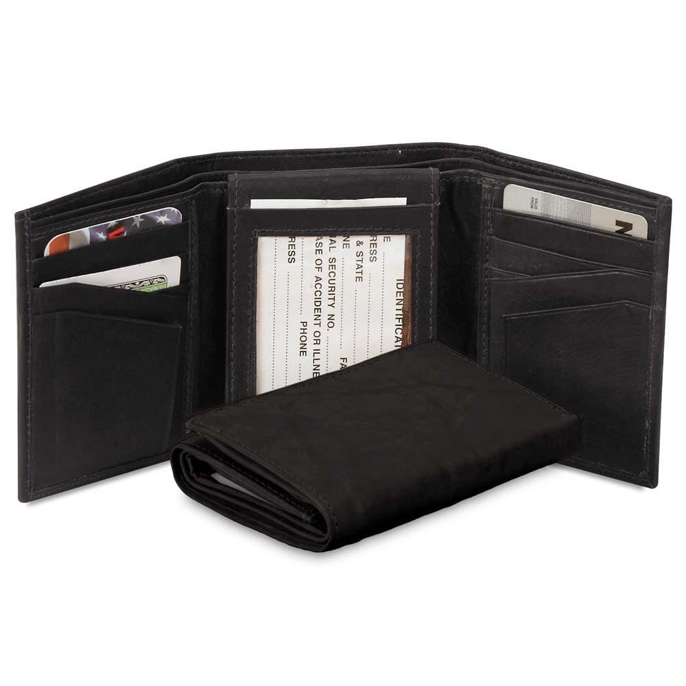 Custom Trifold Leather Wallets Manufacturer