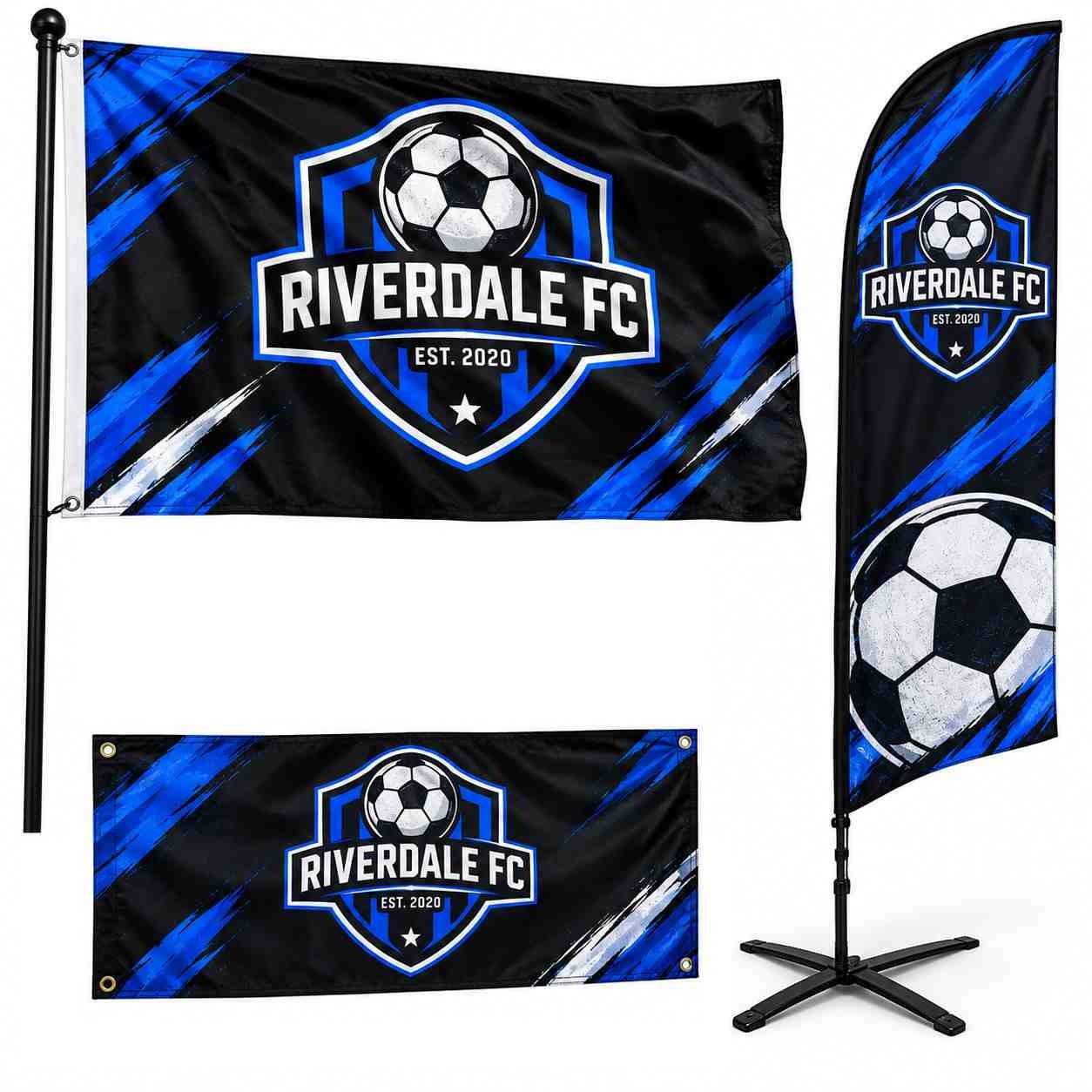 Custom Team Flags & Banners Manufacturer & Supplier | Personalized Sports Flags