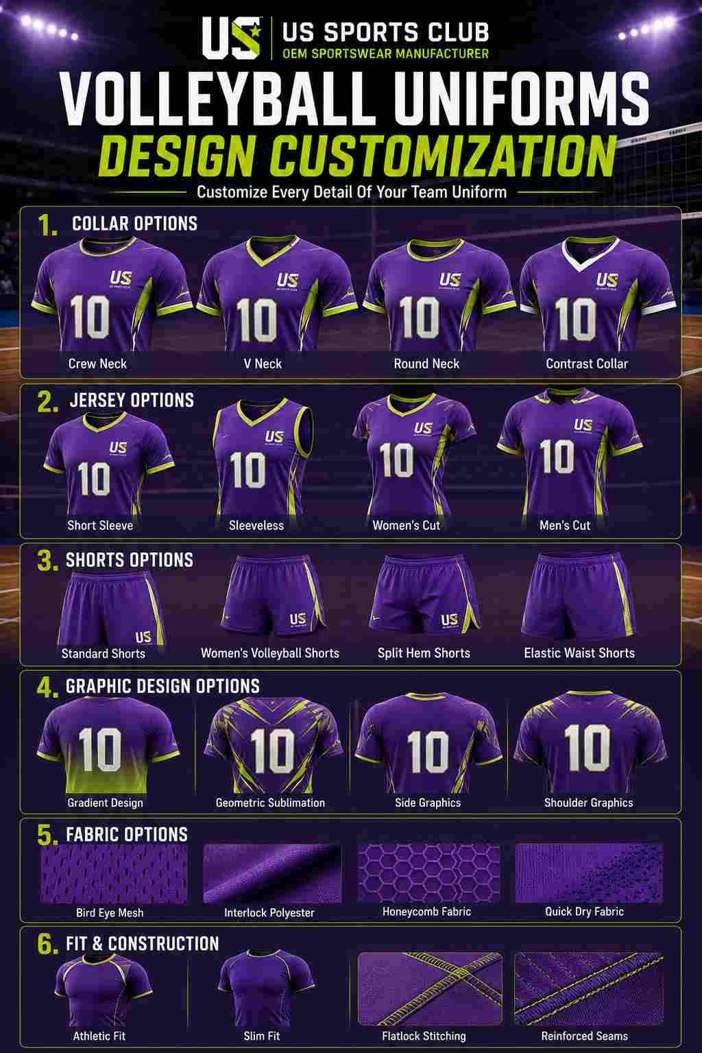 Volleyball Uniforms Manufacturer | Custom OEM Volleyball Uniform Supplier gallery