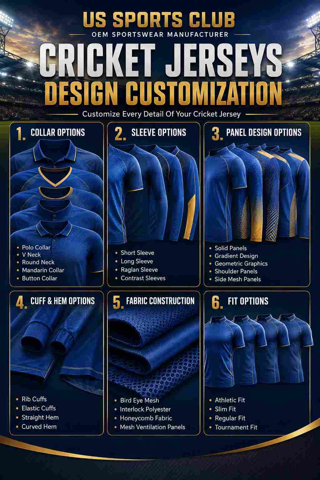 Cricket Jerseys Manufacturer | Custom OEM Cricket Jersey Supplier gallery