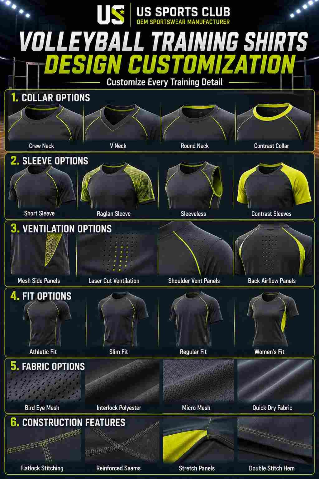 Volleyball Training Shirts Manufacturer | Custom OEM Volleyball Training Shirt Supplier gallery