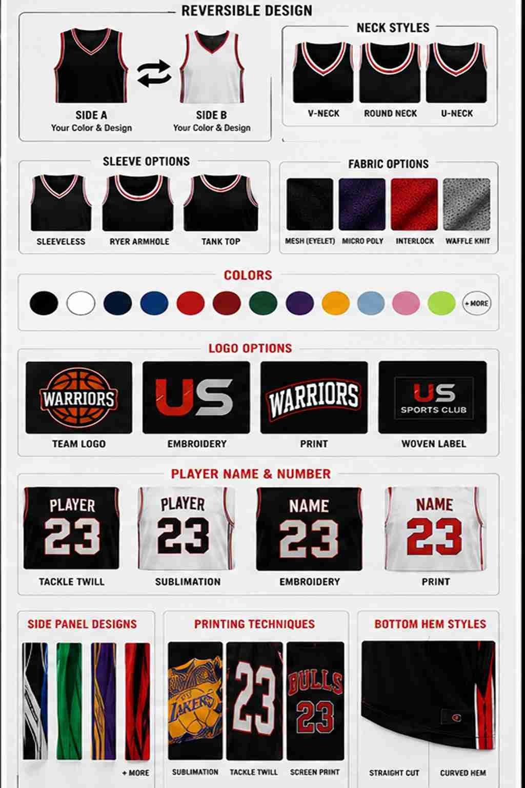 Reversible Basketball Jerseys Manufacturer | Custom Double-Sided Jerseys gallery