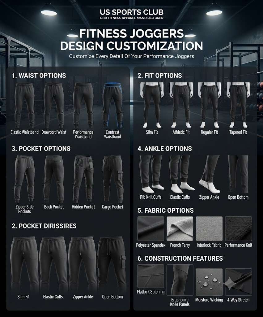 Fitness Joggers Manufacturer | Custom OEM Gym Joggers Supplier gallery