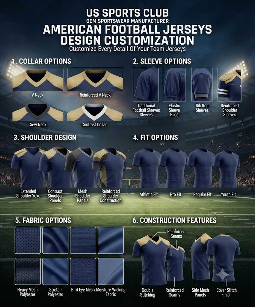 American Football Jerseys Manufacturer | Custom OEM Football Jerseys Supplier gallery