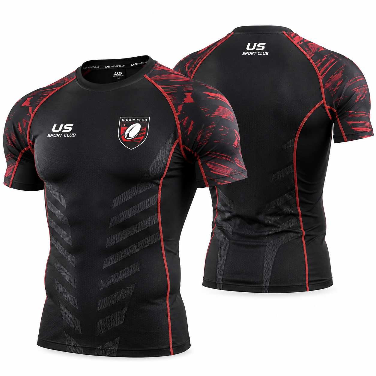 Custom Rugby Compression Shirts | Bulk & Single-Piece Team Orders