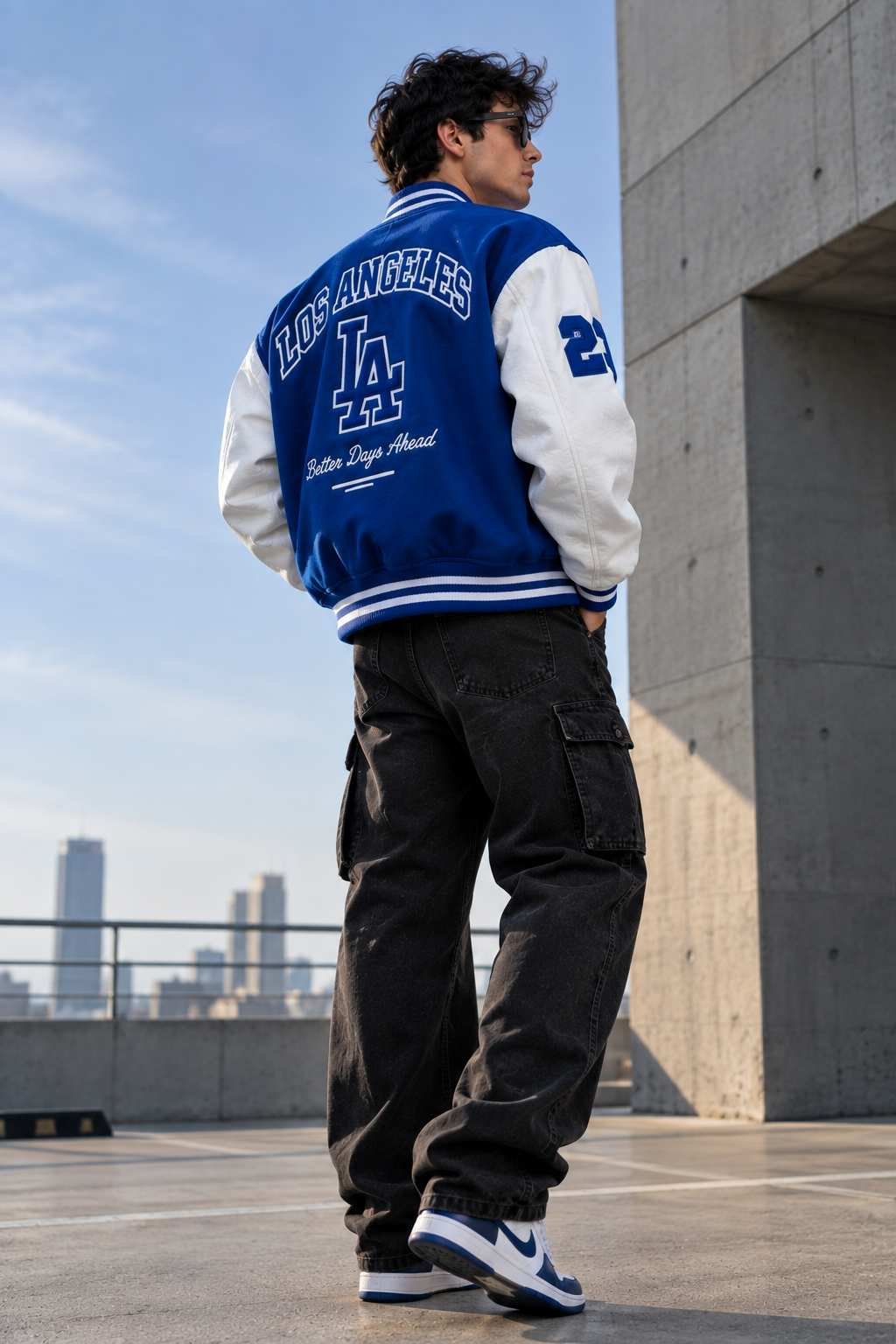 Blue Varsity Jacket for Men | Custom Varsity Jacket Manufacturer