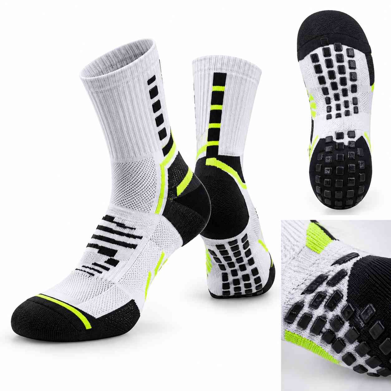 Non-Slip Grip Basketball Socks