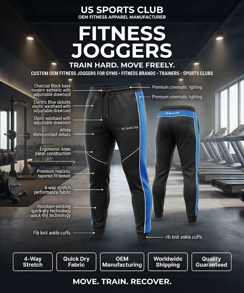 Fitness Joggers Manufacturer | Custom OEM Gym Joggers Supplier