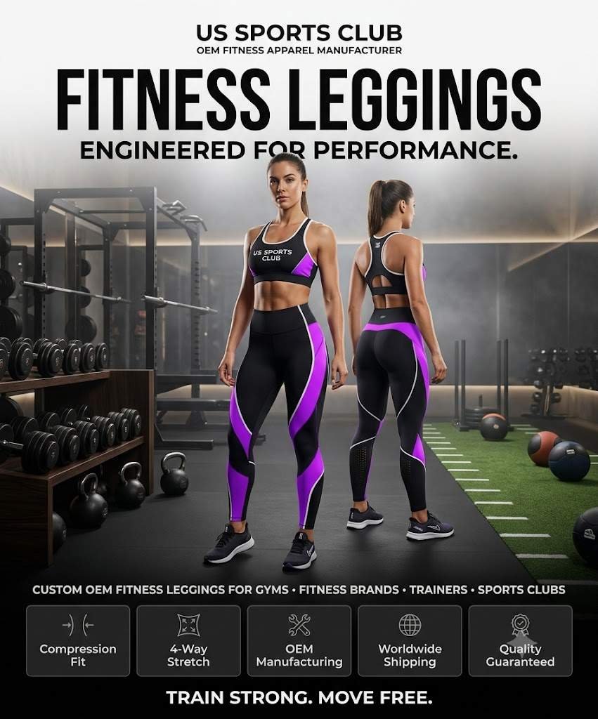 Premium Fitness Leggings Manufacturer | High Waist Gym & Yoga Leggings