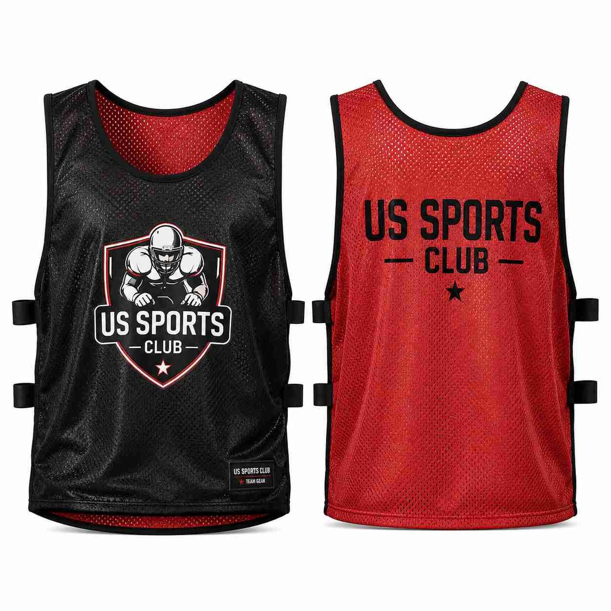 Custom Football Scrimmage Pinnies